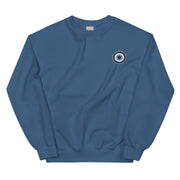 Classic Evil Eye Embroidered Crewneck Sweatshirt