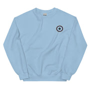 Classic Evil Eye Embroidered Crewneck Sweatshirt