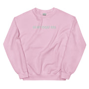 "IN MY IDGAF ERA" Crewneck Sweatshirt - White Font
