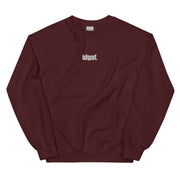 IDGAF Embroidered Crewneck Sweatshirt