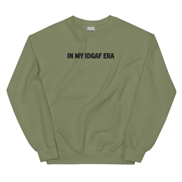 "IN MY IDGAF ERA" Crewneck Sweatshirt