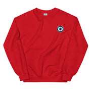Classic Evil Eye Embroidered Crewneck Sweatshirt