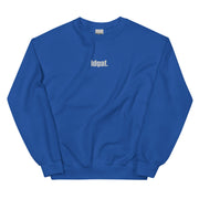 IDGAF Embroidered Crewneck Sweatshirt