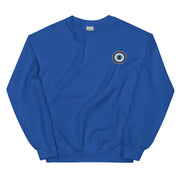 Classic Evil Eye Embroidered Crewneck Sweatshirt