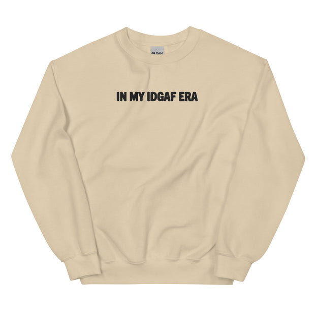 "IN MY IDGAF ERA" Crewneck Sweatshirt
