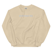 "IN MY IDGAF ERA" Crewneck Sweatshirt - White Font