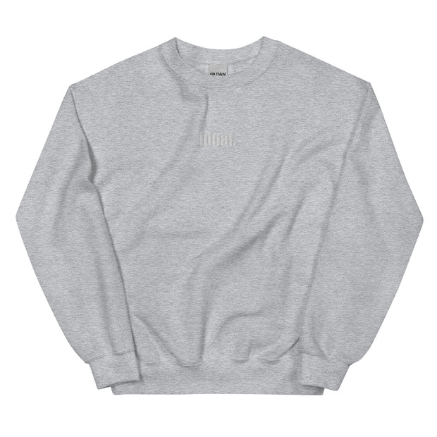 IDGAF Embroidered Crewneck Sweatshirt