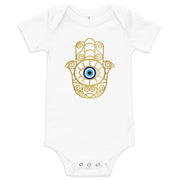 Hamsa Hand Evil Eye Baby Onesie