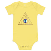 Triangle Evil Eye Baby Onesie