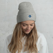 Evil Eye Cuffed Beanie