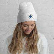 Evil Eye Cuffed Beanie