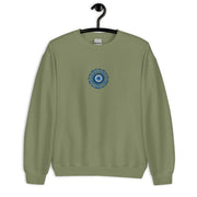 No Bad Vibes Embroidered Front & Printed Back Oversized Unisex Sweatshirt