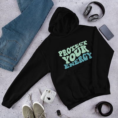 Protect Your Energy Retro Design Unisex Hoodie