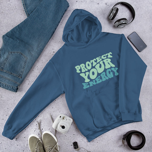 Protect Your Energy Retro Design Unisex Hoodie