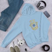 Protect Your Peace & Energy Evil Eye Hamsa Hand Unisex Hoodie