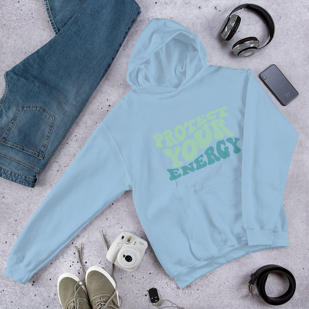 Protect Your Energy Retro Design Unisex Hoodie