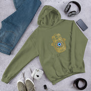 Protect Your Peace & Energy Evil Eye Hamsa Hand Unisex Hoodie