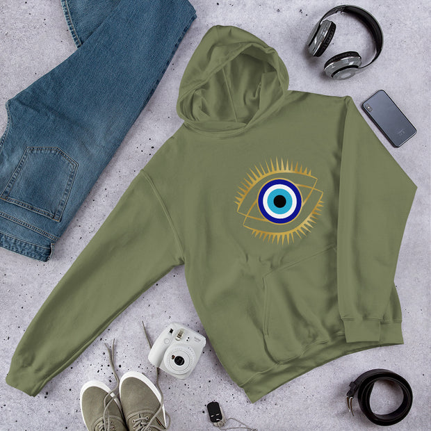 Double Evil Eye Unisex Hoodie