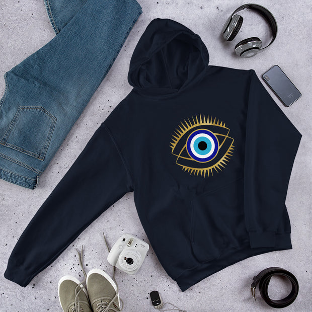 Double Evil Eye Unisex Hoodie