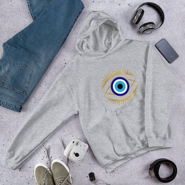 Double Evil Eye Unisex Hoodie