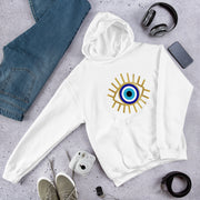 Evil Eye with Lashes Good Vibes Unisex Hoodie