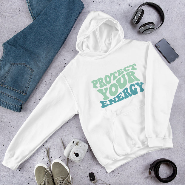Protect Your Energy Retro Design Unisex Hoodie