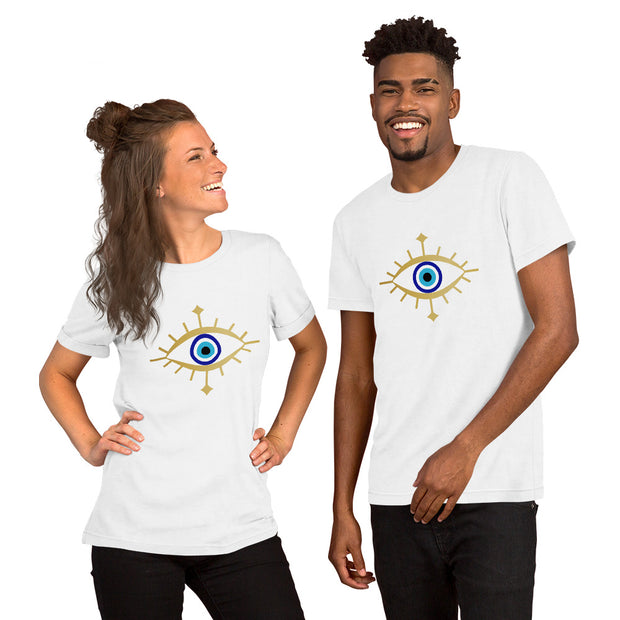 Protect Your Peace & Energy Evil Eye Unisex Short Sleeve T-Shirt